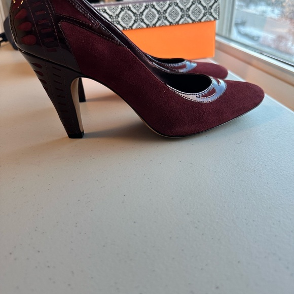 Stunning ISOLA heels Size 10 M Crimson - Picture 9 of 11